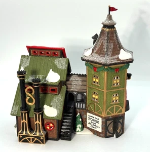 Dept 56 North Pole Series Elfin Forge & Assembly Shop 56384 '95 Light Box Retire - Picture 1 of 14