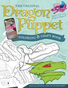 Original Dragon Puppet Coloring & Craft Book: Paper Dragon Puppet Making Kit fro - Picture 1 of 12