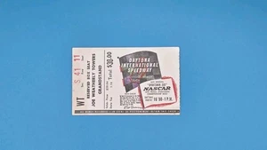 Biglietto Sportsman 300 1980 Stub Jack Ingram Win Biglietto NASCAR Vintage Daytona - Foto 1 di 3