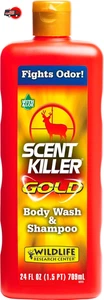 Wildlife Research 1240 Scent Killer Gold Body Wash Shampoo 12oz Anti Odor Aloe - Picture 1 of 9