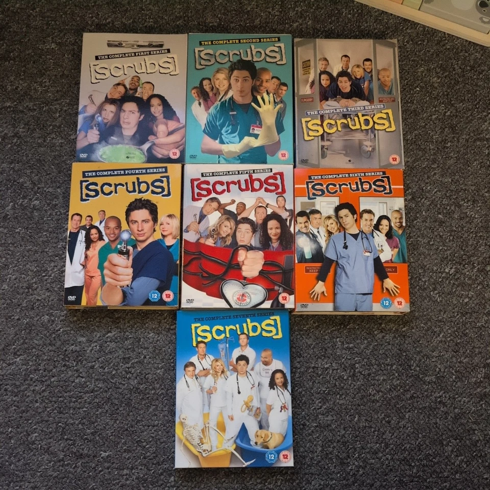 Scrubs Seasons 1-7 DVD Lot TV Series Complete Seasons 1-7 - Image 1 of 4