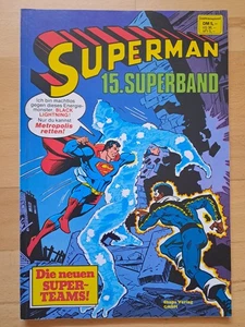 Superman Superband Nr.15 von 1981 - TOP Z1 EHAPA COMICALBUM - Picture 1 of 3