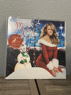 Mariah Carey - Merry Christmas II You LIMITED TRANSLUCENT RED Vinyl Record LP - Image 1 of 3