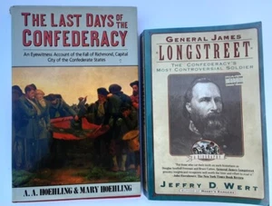 Lote de 2 GUERRA CIVIL General James LONGSTREET & Los últimos días de la CONFEDERACIÓN  - Imagen 1 de 22