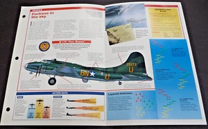 WWII Bomber Boeing B-17 Flying Fortress Facts & Figures Specs Action Data Photos - Picture 1 of 5