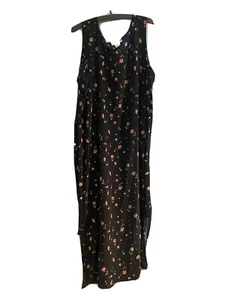 Women's Style America Sleeveless Dress Size 3x Floral Nwt Plus Size Tie In Back - Picture 1 of 6