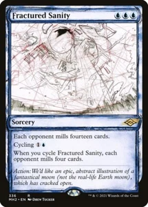 MTG FRACTURED SANITY SKETCHED EXC - SENNO INFRANTO - MH2 - MAGIC - Bild 1 von 1