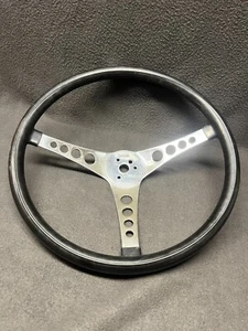 Vintage Superior Performance The 500 Steering Wheel 15" 1/2 Black RARE Hot Rod - Picture 1 of 5