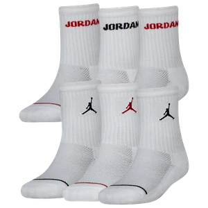 6 Pairs Nike Jordan ANKLE CREW SOFT Socks Mens 6-8 Womens 6-10 Kids 5Y-7Y New - Picture 1 of 15