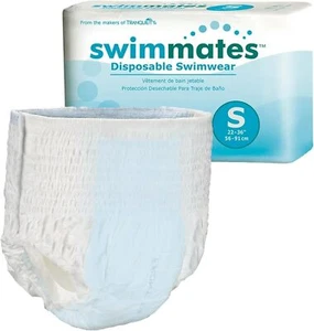 Ropa interior de baño desechable Swimmates, adulto pequeña (juventud XL) 22 - 36 pulgadas, 88 quilates - Imagen 1 de 6