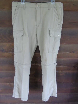 Mens Wear First Timber Khaki Color Zip Off Convertible Cargo Pants Size 40x30 - Image 1 of 4