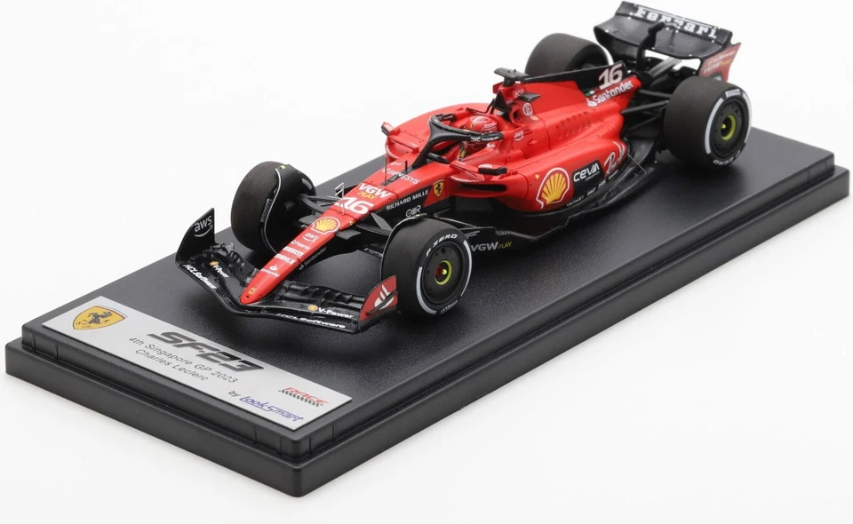 Look Smart 1/43 Scale Resin LSF1055 - Ferrari SF-23 2023 #16 C.Leclerc