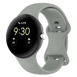Armband für Google Pixel Watch 3/2/1 41mm Bizon Uhrenarmband Uhrbänd Bänd Grau - Zdjęcie 1 z 5