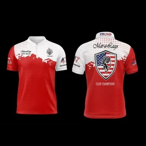 custom design, personalized trump mar-a-lago MAGA golf polo shirts sublimation - Picture 1 of 2
