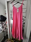 BNWT Made In Italy One Size Up To 20  Strappy Summer Dress , Pink