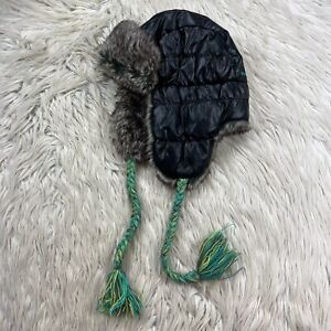 Pistil Women's OS Black Faux Fur Ear Flap Trapper Hat