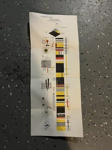 Vntg L Moholy-Nagy Poster Mechanized Eccentric Form Motion Sound Light Odor HTF  - Picture 1 of 3