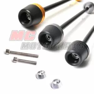 CNC Front Axle Fork Slider For Suzuki GSXR 600 GSXR 750 GSXR 1000 - Foto 1 di 12