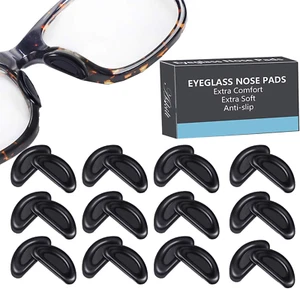 Eyeglass Nose Pads, Adhesive Anti-Slip Nose Pads, Soft Silicone Nose Pad Cushion - Picture 1 of 12