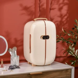 Mini Portable Skincare Fridge with LED Display, 12L Mini Fridge for Beauty Small - Picture 1 of 9
