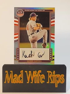 2024 Panini Stars and Stripes - NTS-KC Kayden Campbell Auto - Louisville Cards - Picture 1 of 7