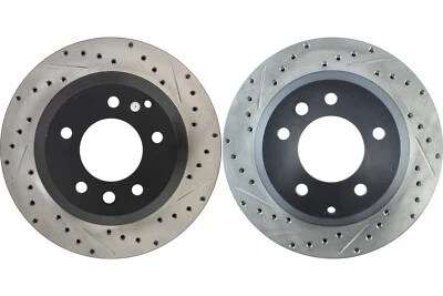 Rear PAIR Stoptech Disc Brake Rotor for 2003-2018 Porsche Cayenne (46737) - Image 1 of 4