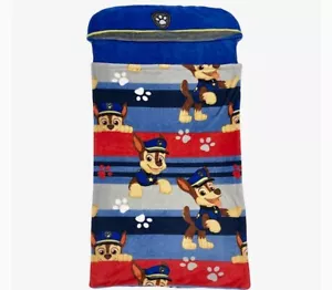 Nickelodeon Paw Patrol Chase Hooded Step in Blanket Nap Mat Measures 30 X 54 NEW - Picture 1 of 3