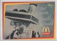 1996 McDonald's Assets Collectible Cards The Original Ronald McDonald 1963 0b6