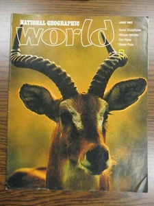 National Geographic World Magazine June 1982, African Wildlife, Sand Sculptures - Bild 1 von 1