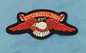 PARCHE DE ÁGUILA STURGIS 2001 SEMANA BICICLETA TOTALMENTE NUEVO - Imagen 1 de 3