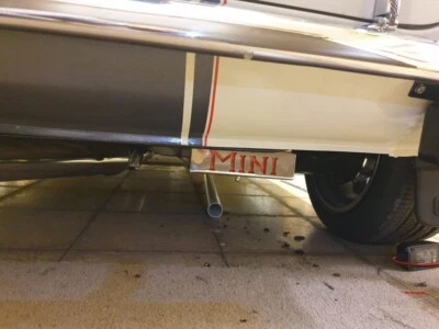 CUBIERTA INFERIOR CLÁSICA AUSTIN ROVER MINI BATERÍA DE ACERO INOXIDABLE NUEVO PRODUCTO BONITO! Foto 1 de 4