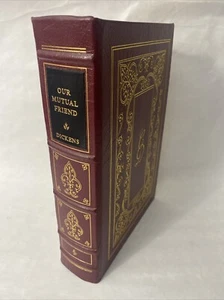 Easton Press OUR MUTUAL FRIEND Dickens Collectors LIMITED ED. LEATHER BLACK 22K - Picture 1 of 11