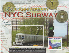 St. Vincent 2004 - SC# 3436 NYC Subway 100th Anniversary - Souvenir Sheet - MNH