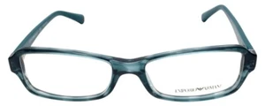 EMPORIO ARMANI EA3016F GREEN 5101 RECTANGULAR PLASTIC EYEGLASSES FRAME 53-16-140 - Picture 1 of 4
