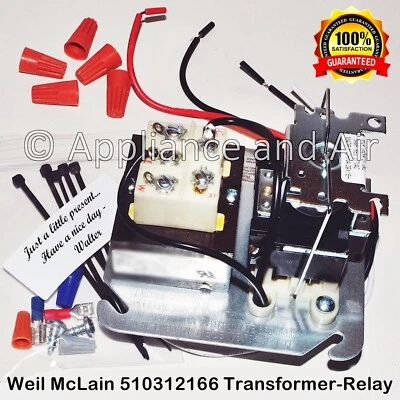 Transformador y relé OEM Weil Mclain 510-312-167 R8285D1000, ¡Envío GRATIS hoy! Foto 1 de 4