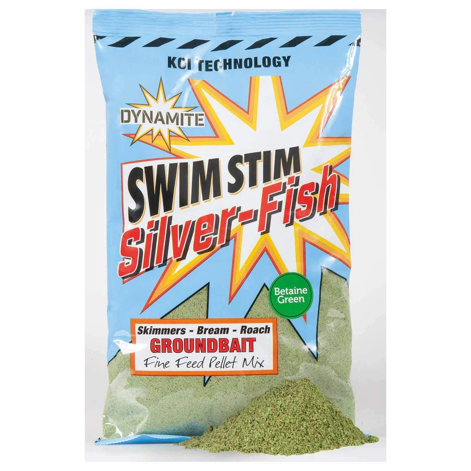 (8,56€/1kg) Dynamite Baits Swim Stim Commercial Silver Fish Green Grundfutter - Bild 1 von 1