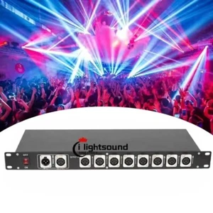 DJ 8-Way Channel DMX Signal Splitter Distributor distribution for Stage Light - Picture 1 of 5