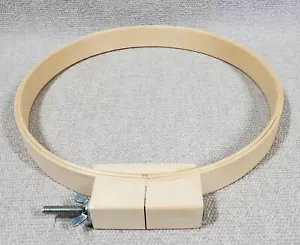 Hand EMBROIDERY QUILTING HOOP 10" x 1" WOOD Excellent Condition Used - Picture 1 of 3