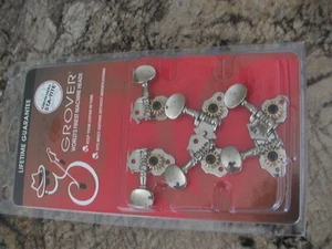 GROVER STA-TITE V98N NICKEL MACHINE HEADS TUNER SET/6PCS NEW IN SEALED PACAKGE - Picture 1 of 1
