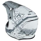 Klim F3 Open Face Snowmobile Helmet Ece Recoil White 2Xl - Xxl 3769-001-160-016