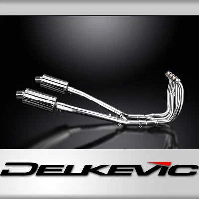 Silenciadores de escape completo de acero inoxidable ovalados Suzuki GSX1300R Hayabusa 99-07 4-2 9" Foto 1 de 4