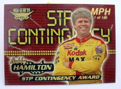 1999 High Gear MPH NUMBERED PARALLEL #53 Bobby Hamilton 44/100 VERY SCARCE! - Image 1 of 4
