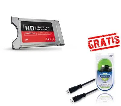 ORF CI+ Modul CAM701 HD Austria (SAT-Karte für ORF integriert) HD AUSTRIA GRATIS - Bild 1 von 3