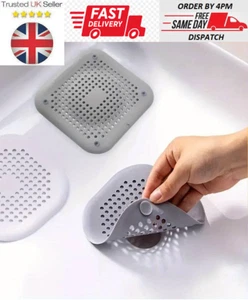 Silikonfilter Abfluss Haarfänger Badstopfen Stecker Spüle Sieb Abdeckung Dusche - Bild 1 von 11