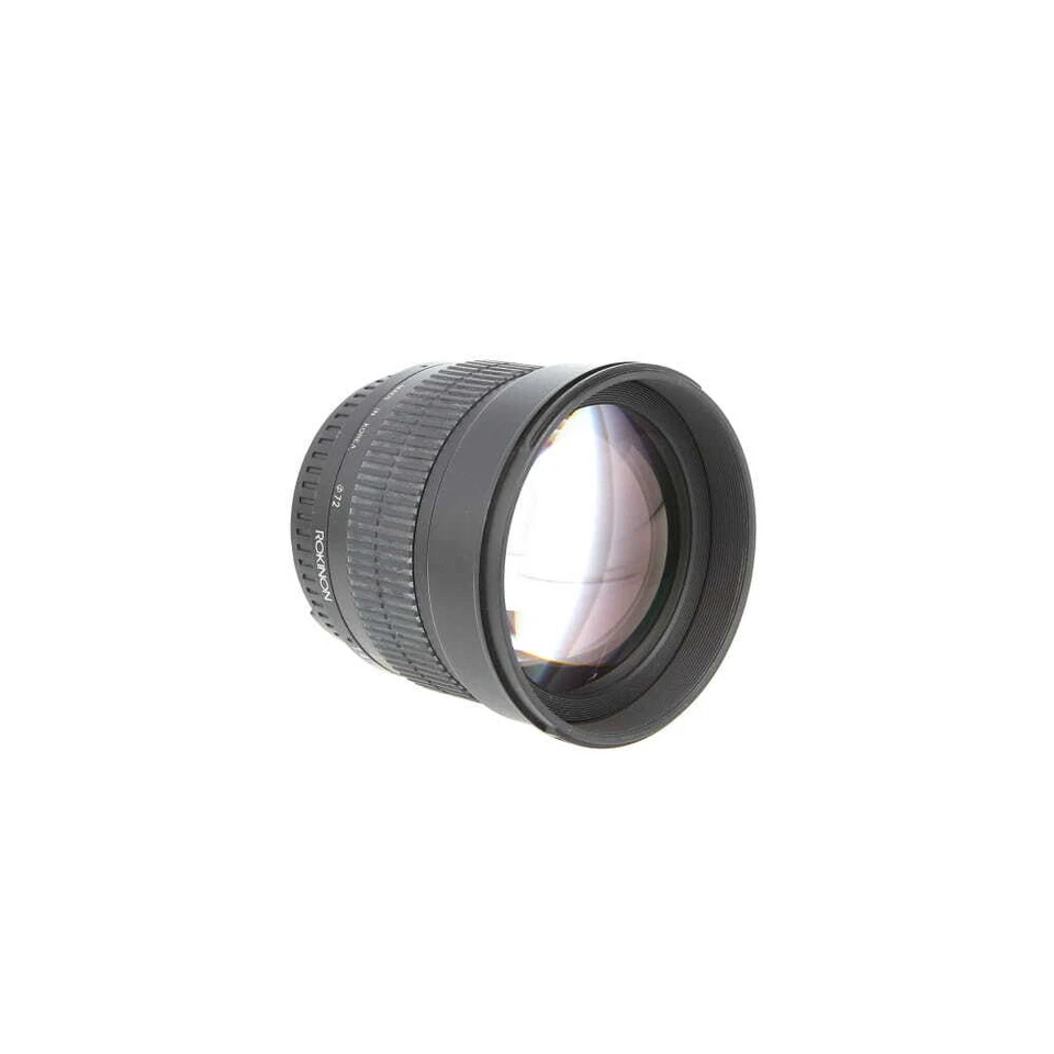 Rokinon 85mm F/1.4 AS IF UMC MF Lens For Nikon (CPU Contacts, Red Ring) (EP) - Image 1 of 4