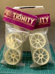 Vintage Trinity Front Rims RC Wheels Lot Of 2 Packs NOS - Picture 1 of 4