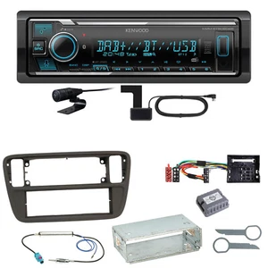 Kenwood KMM-BT508DAB Bluetooth DAB USB Einbauset für Up Seat Mii Skoda Citigo - Bild 1 von 1