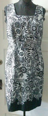 Vestido STUDIO I negro floral sin mangas 10 Foto 1 de 4