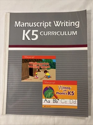 Abeka Manuscript Writing K5 Curriculum Fourth Edition - Image 1 of 2