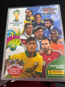 Carpeta de tarjetas coleccionables Panini AdrenalynXL Copa Mundial de Brasil 2014 con 193 tarjetas - Imagen 1 de 19
